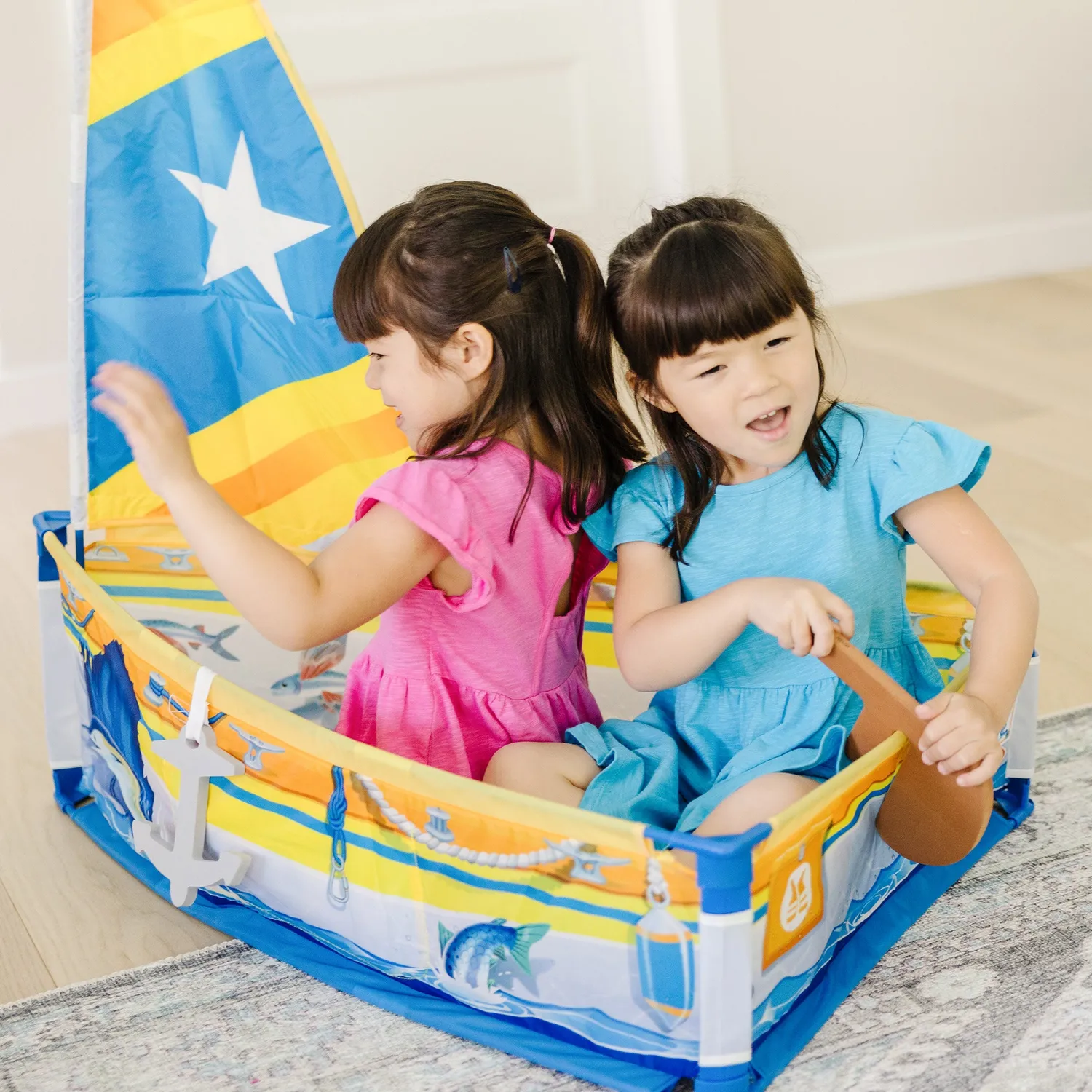 Melissa & Doug Let's Explore Sailboat speeltent boot