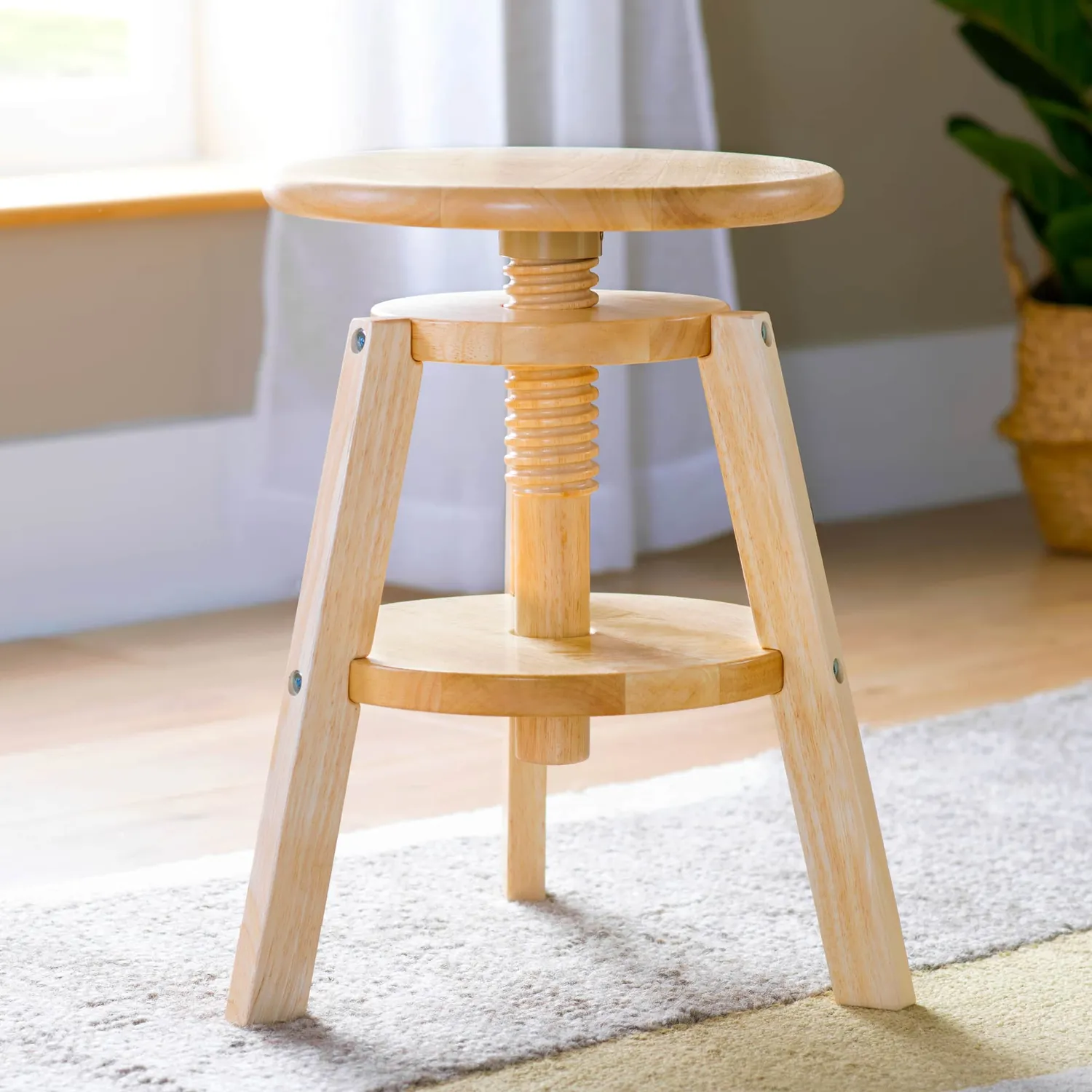 Guidecraft Adjustable Drafting Stool kruk verstelbaar hout