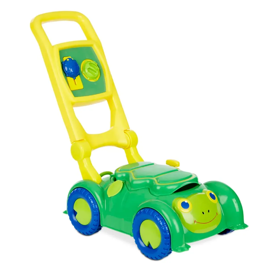 Melissa & Doug Snappy Turtle grasmaaier loopwagen schildpad