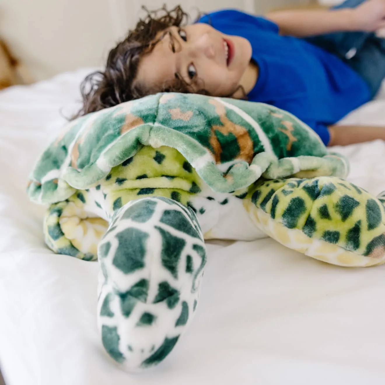 Melissa & Doug Sea Turtle reuzenknuffel schildpad 75 cm
