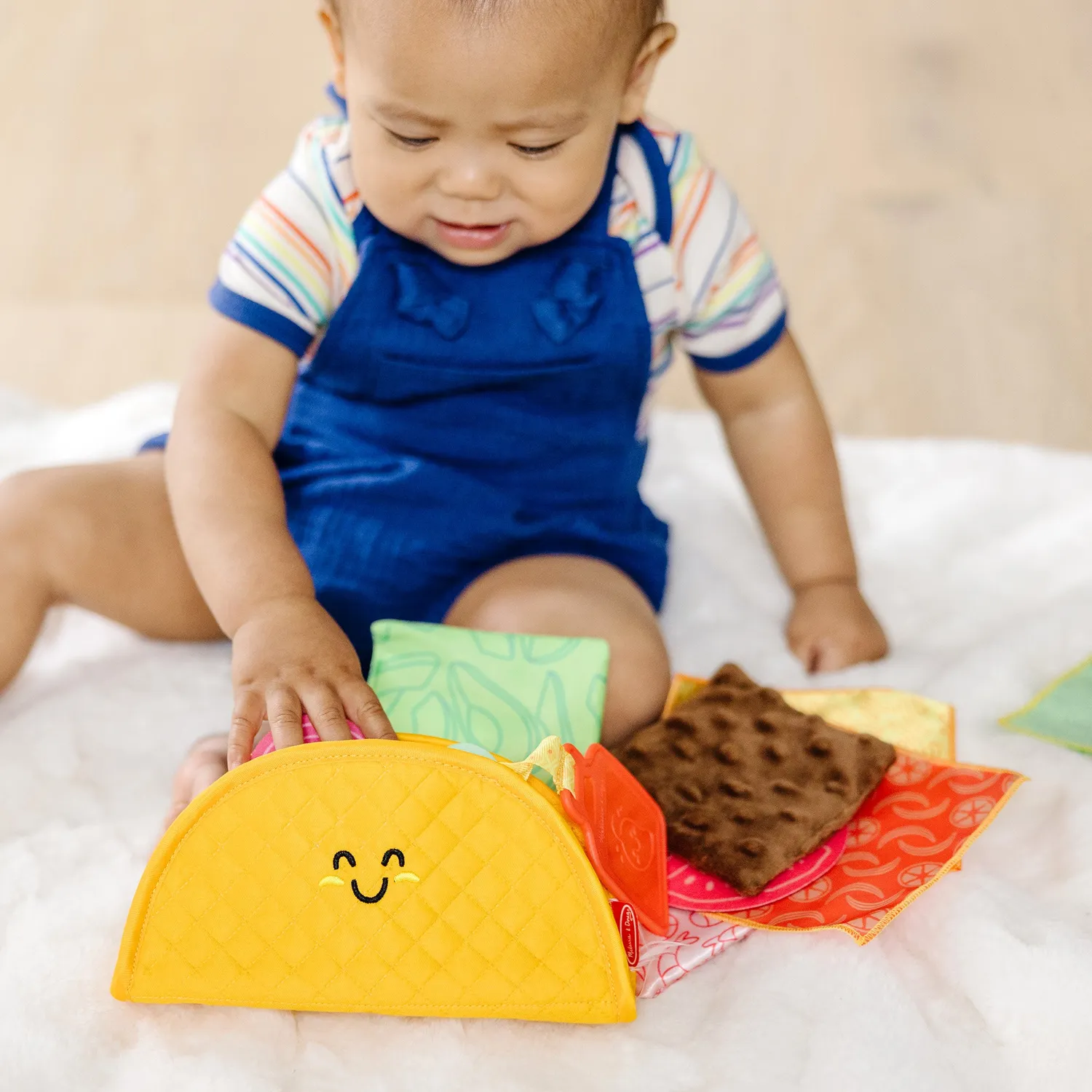 Melissa & Doug Soft Taco babyspeelgoed stof vulling 6 maanden