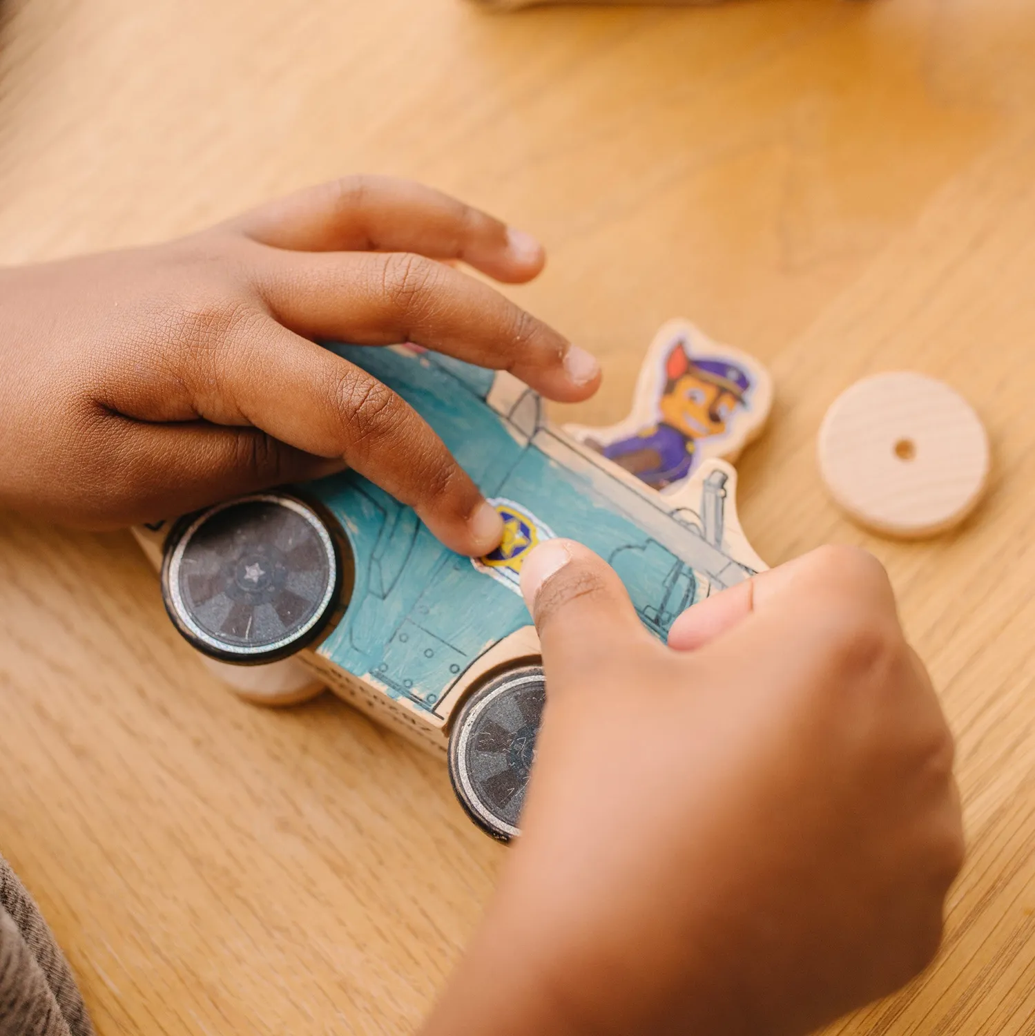 Melissa & Doug PAW Patrol Knutselset houten voertuigen verf
