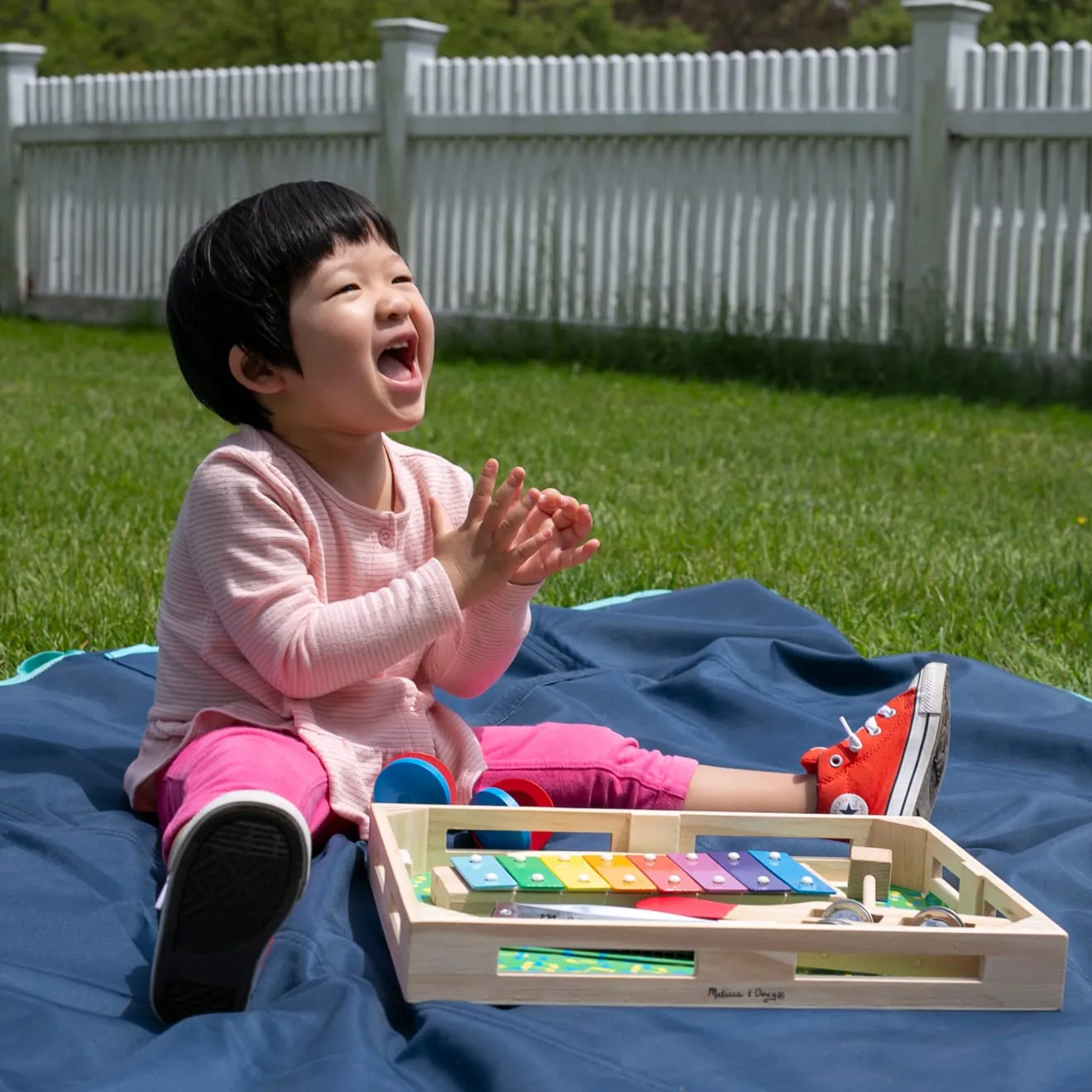 Melissa & Doug Band-in-a-Box Hum Jangle Shake muziekset 5-delig