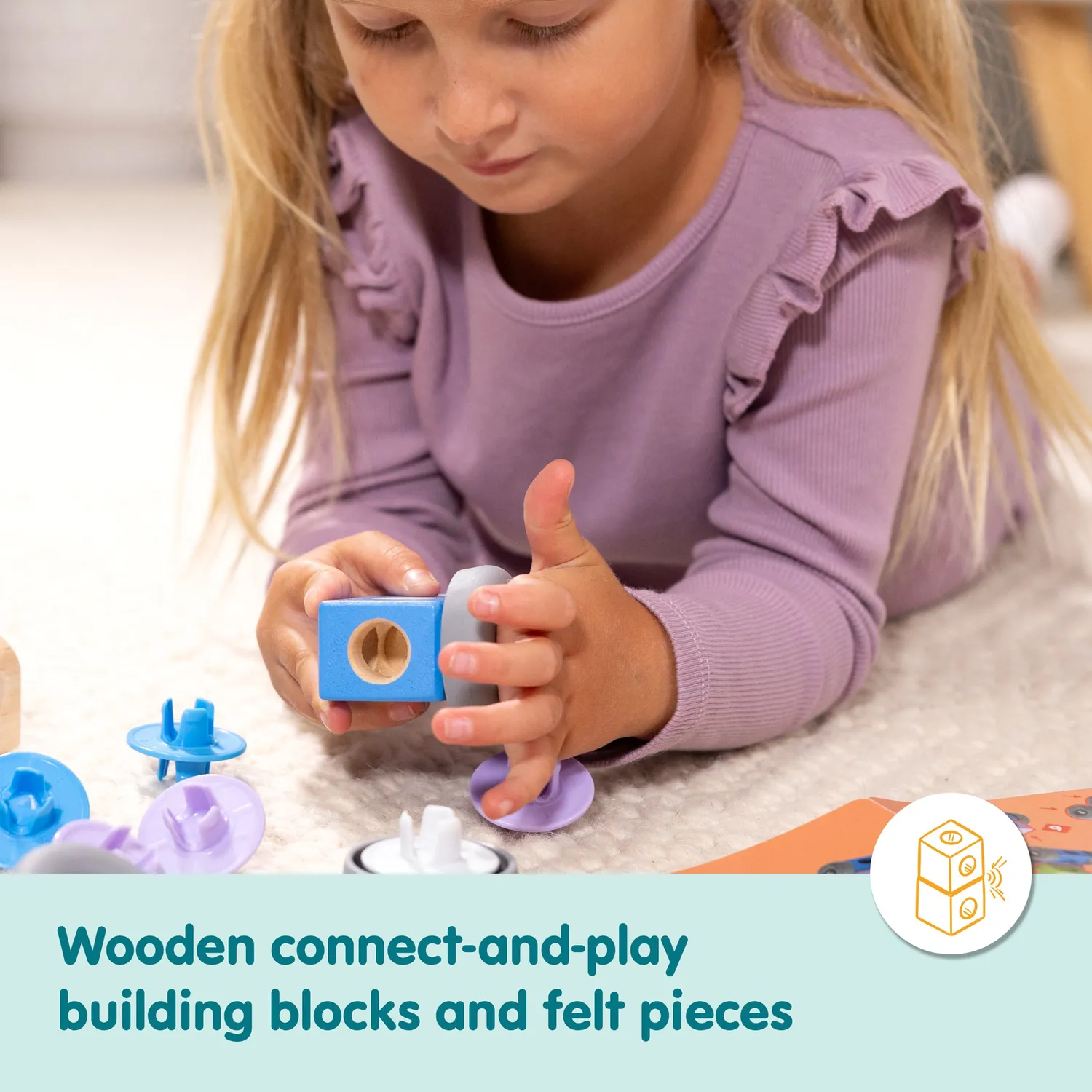 Melissa & Doug Blockables Stad Bouwset Hout 73-delig