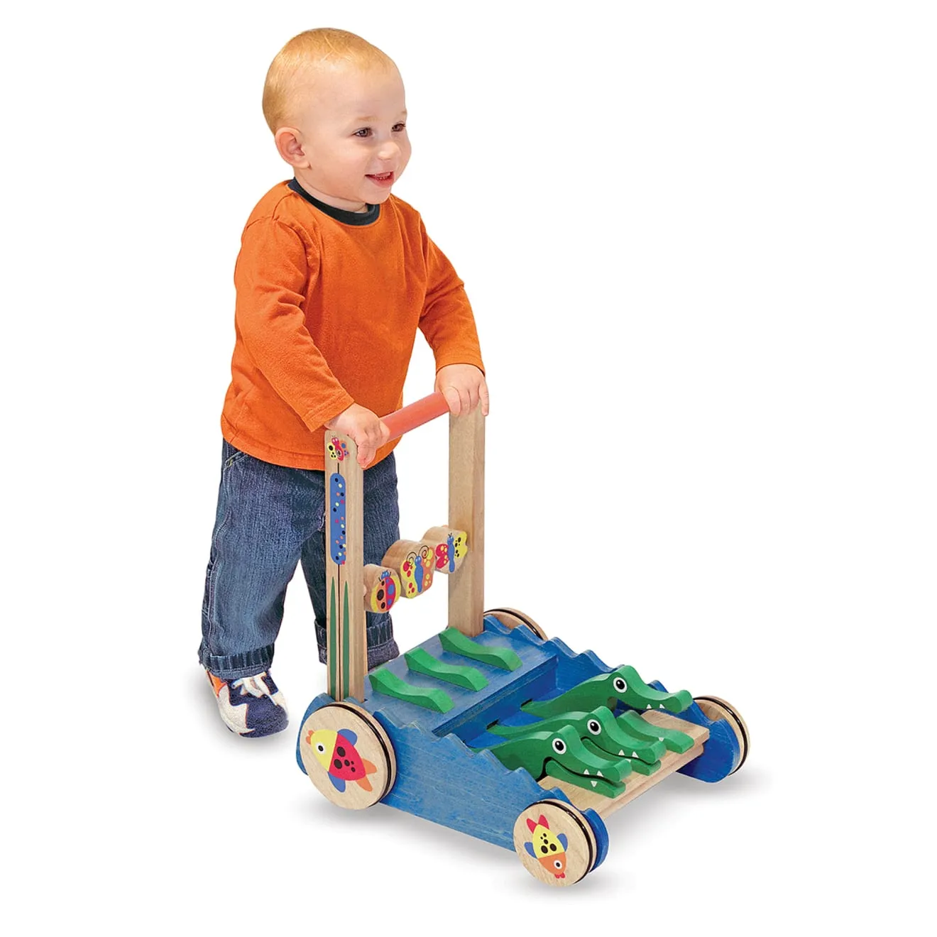 Melissa & Doug Chomp & Clack Alligator duwspeelgoed