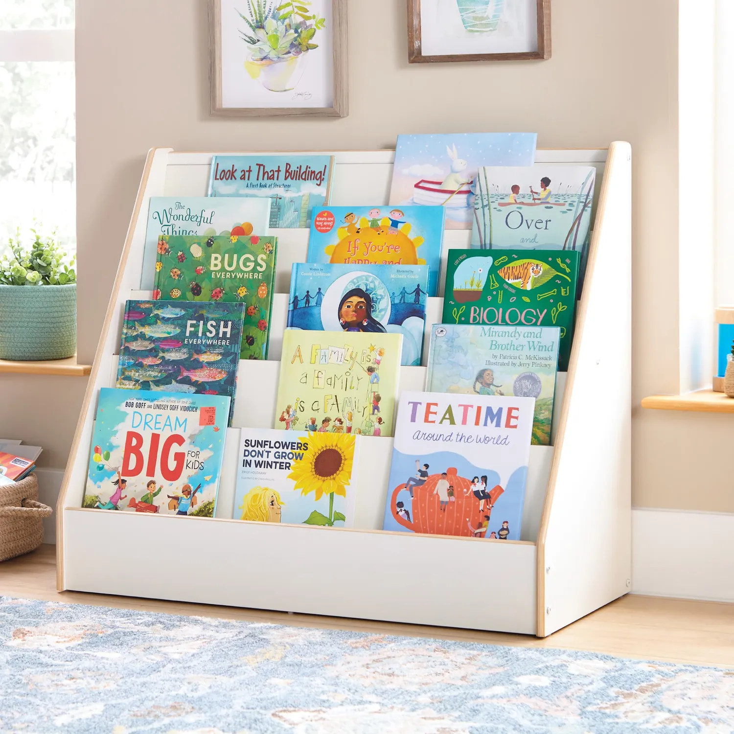 Guidecraft EdQ Book Display boekenkast wit