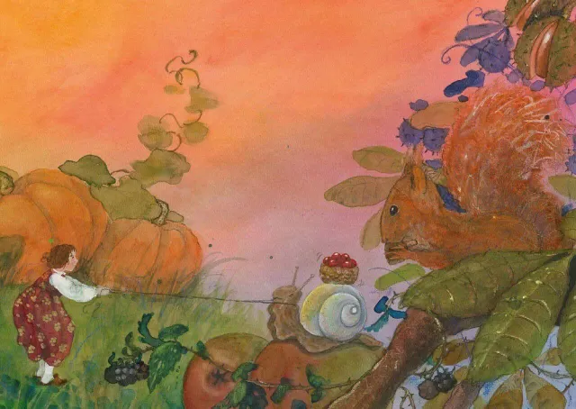 Ginger Fairy Daniela Drescher Erntehelfer kaart jaartafel
