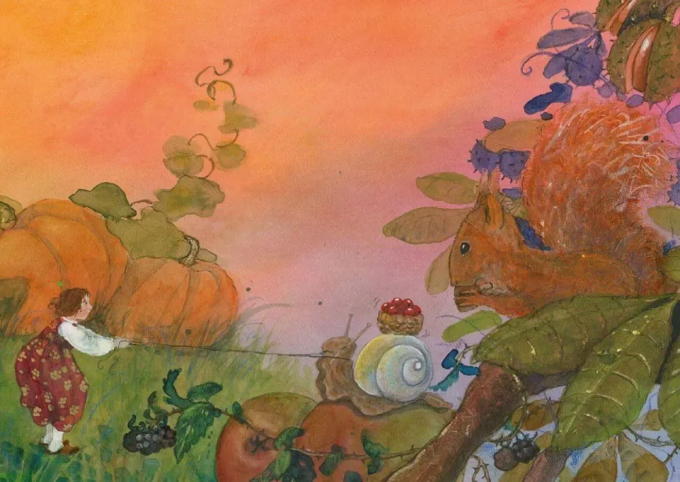 Ginger Fairy Daniela Drescher Erntehelfer kaart jaartafel