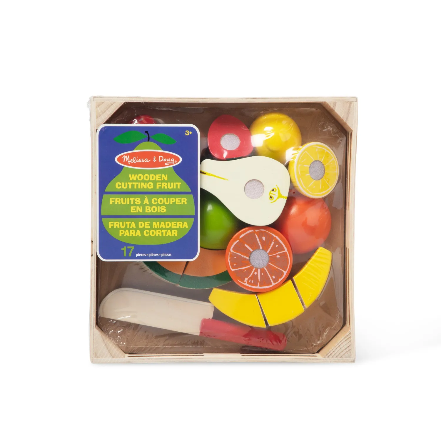 Melissa & Doug Cutting Fruit snijfruit houten 17-delig