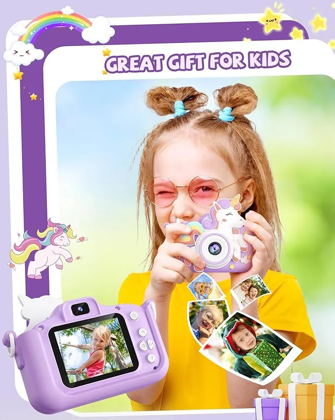 KOKODI kindercamera Roze digitaal met 32GB kaart