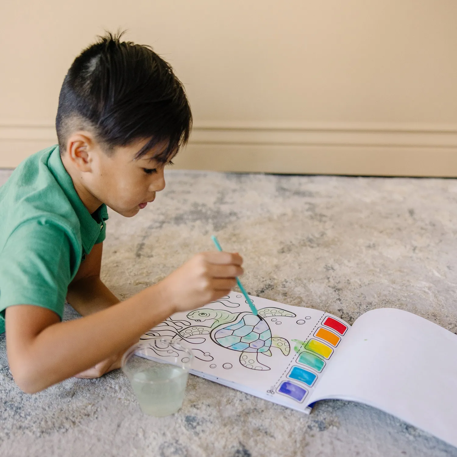 Melissa & Doug Paint With Water Ocean verfboek met penseel