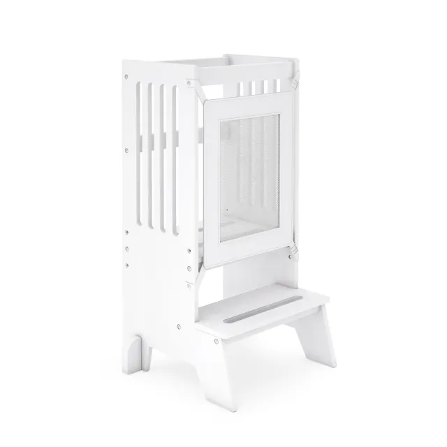 Guidecraft Jr Contemporary Kitchen Helper leertoren wit houten