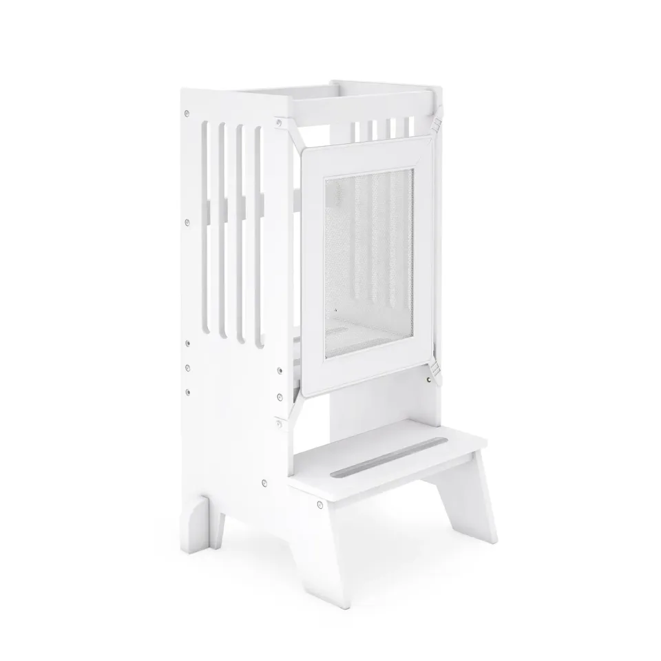 Guidecraft Jr Contemporary Kitchen Helper leertoren wit houten
