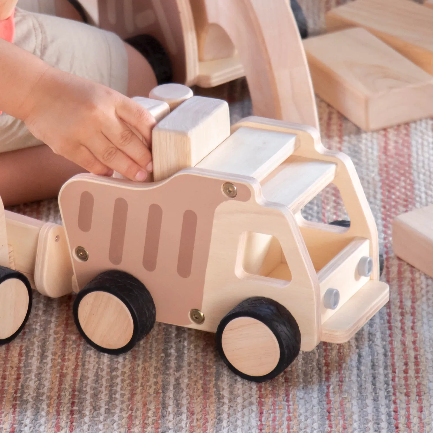 Guidecraft Wooden Dump Truck houten kiepwagen groot