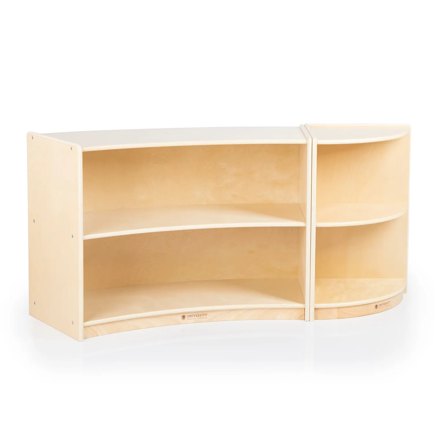Guidecraft Curved Storage 24 opbergkast 2 vakken berken
