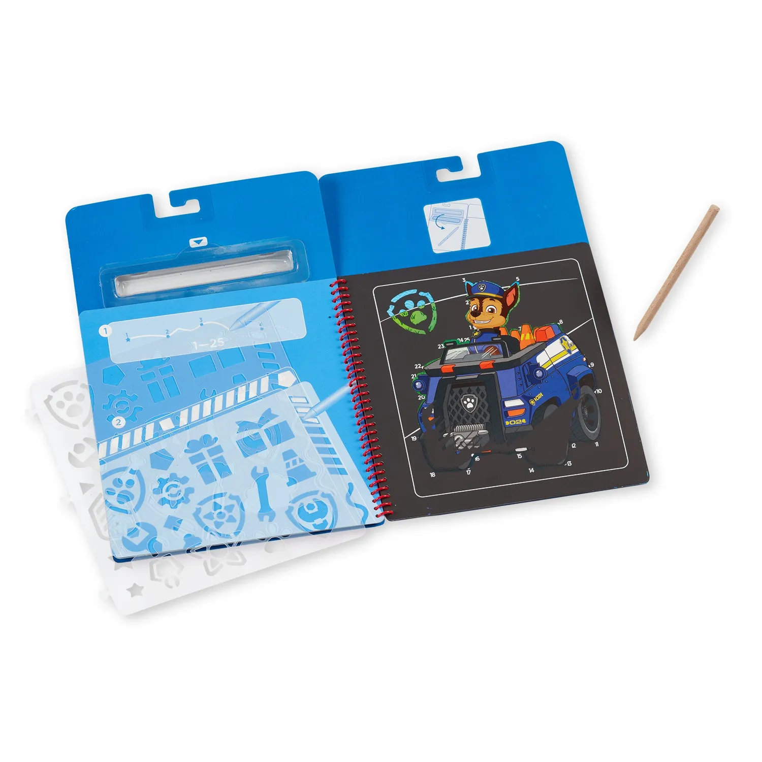 Melissa & Doug PAW Patrol Chase krasboek 10 paginas 5+ jaar