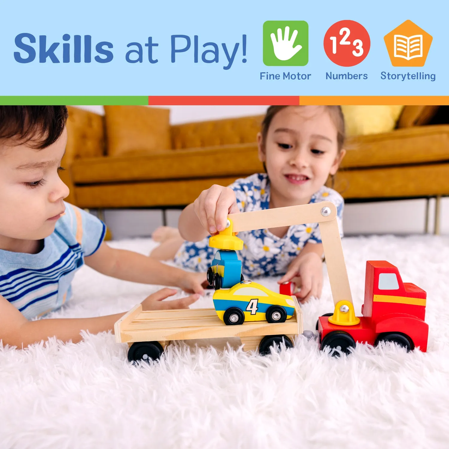 Melissa & Doug Magnetic Car Loader autotransporter