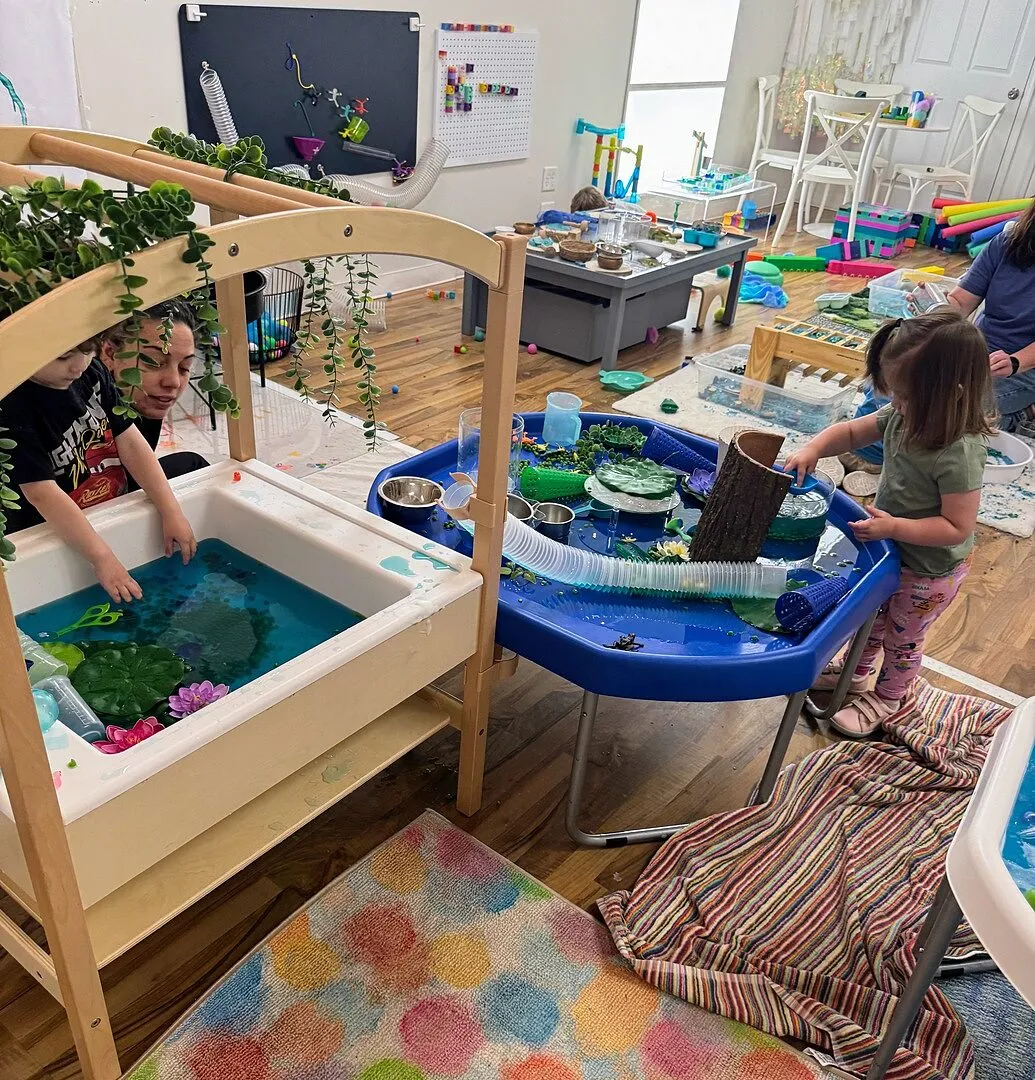 Guidecraft Sensory System zand- en watertafel met baldakijn