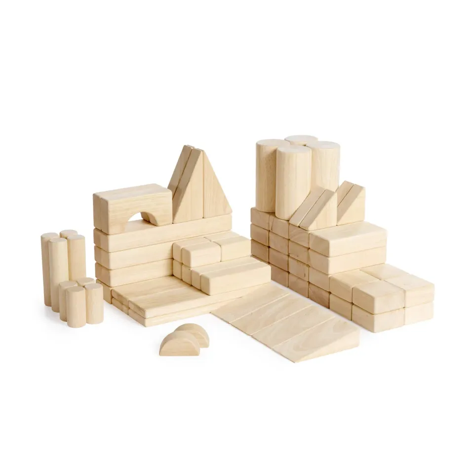 Guidecraft Unit Block System Set A bouwblokken 68-delig hout