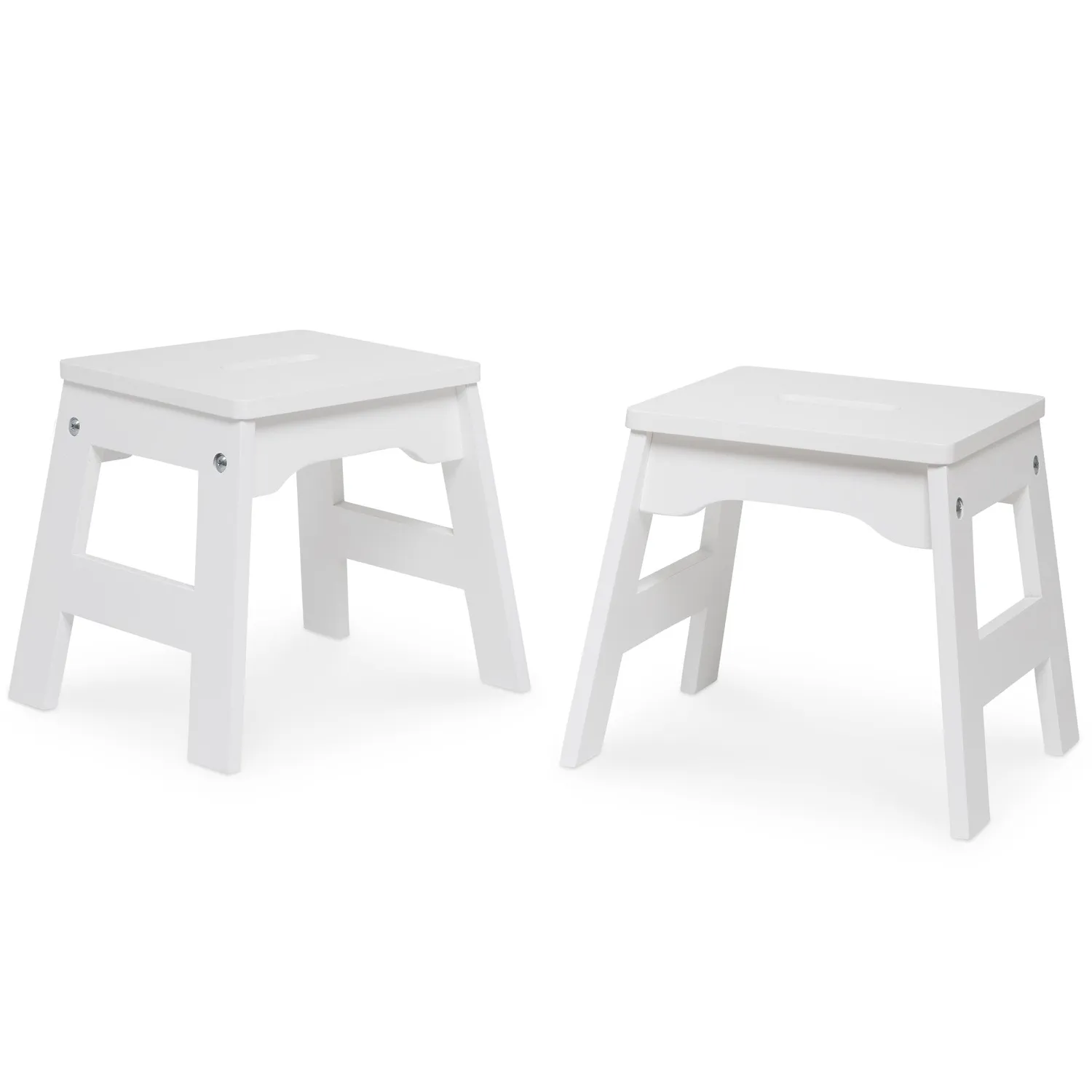 Melissa & Doug Wooden Stools kinderkrukjes 2 stuks hout