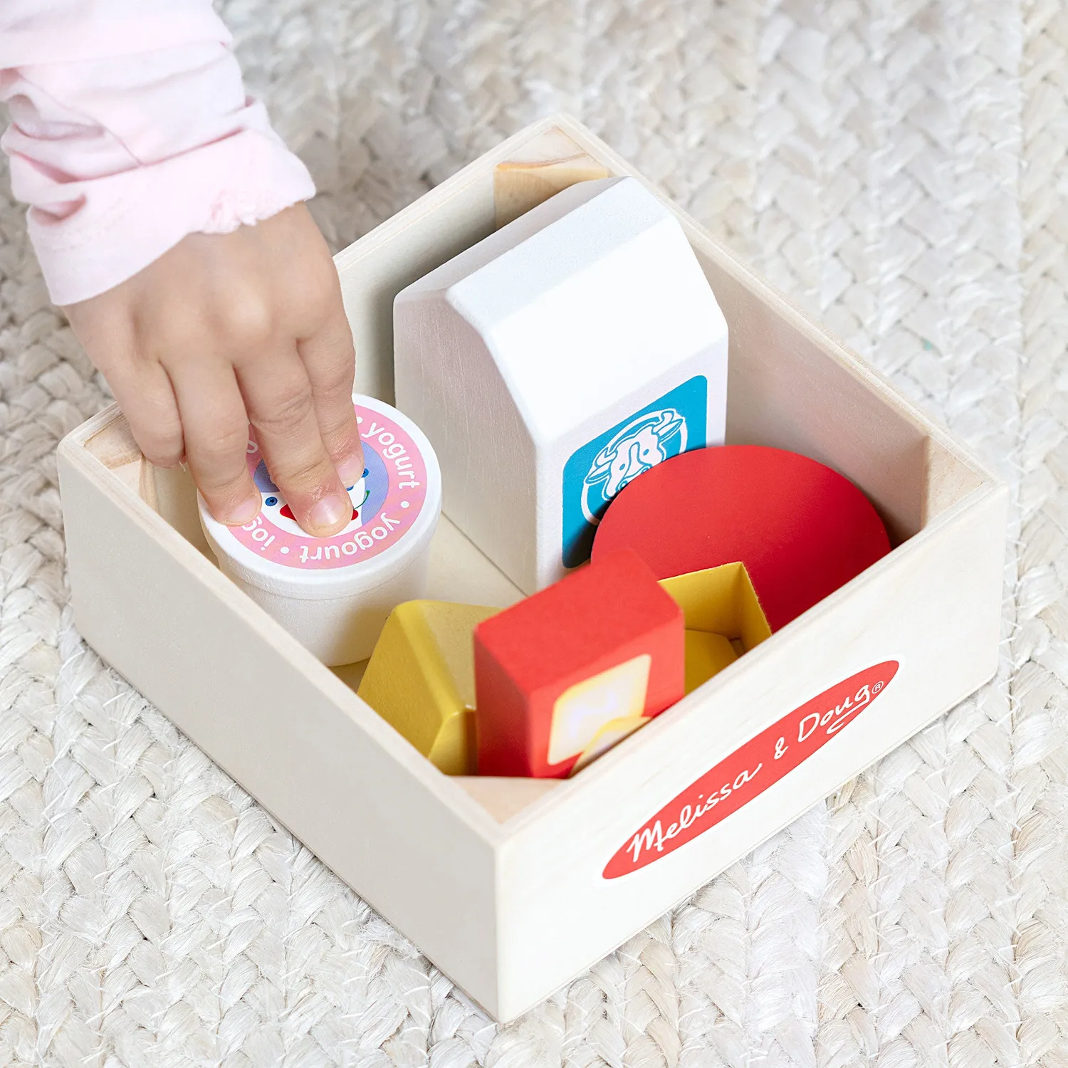Melissa & Doug Food Groups Dairy houten speelvoedsel zuivel