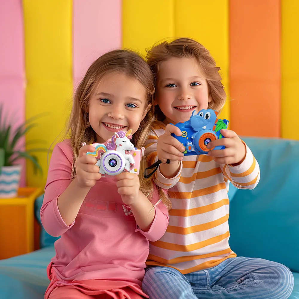 KOKODI kindercamera Roze digitaal met 32GB kaart