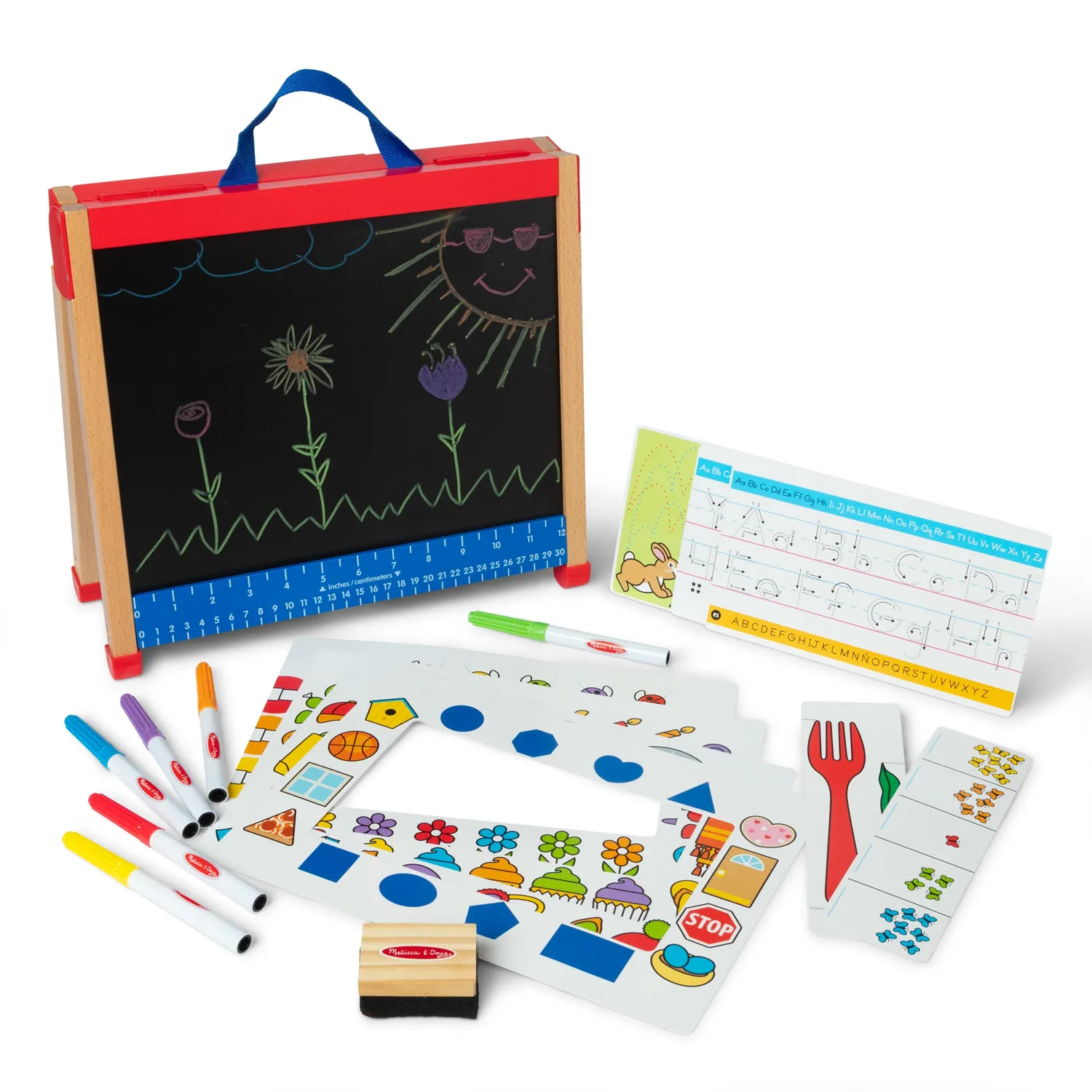 Melissa & Doug Take-Along schildersezel meeneem hout