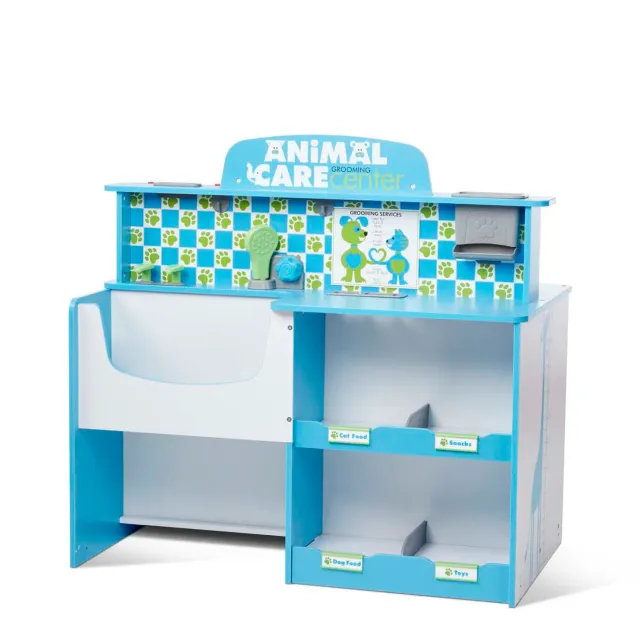 Melissa & Doug Animal Care speelcentrum dierenarts hout