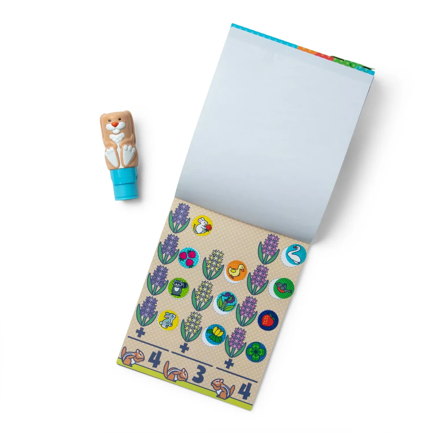 Melissa & Doug Sticker WOW Bunny stickerboek met stamper