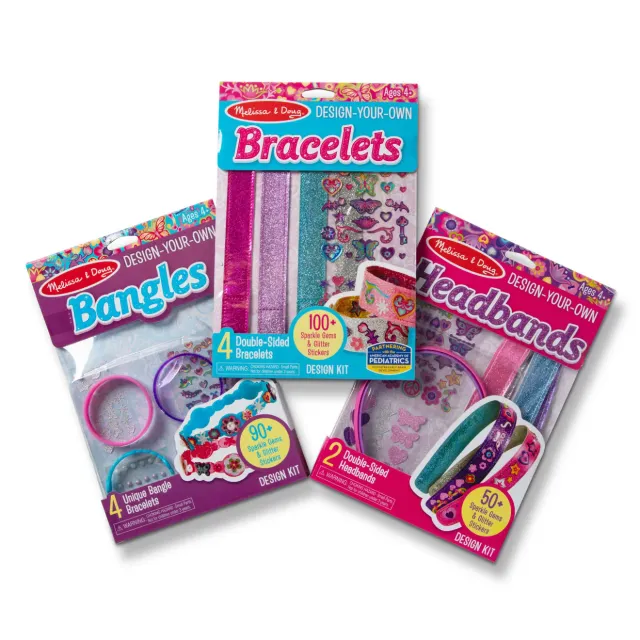 Melissa & Doug Armbanden knutselset headbands bangles