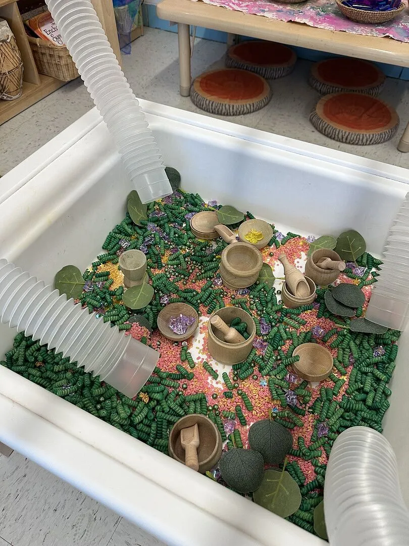 Guidecraft Sensory System zand- en watertafel met baldakijn