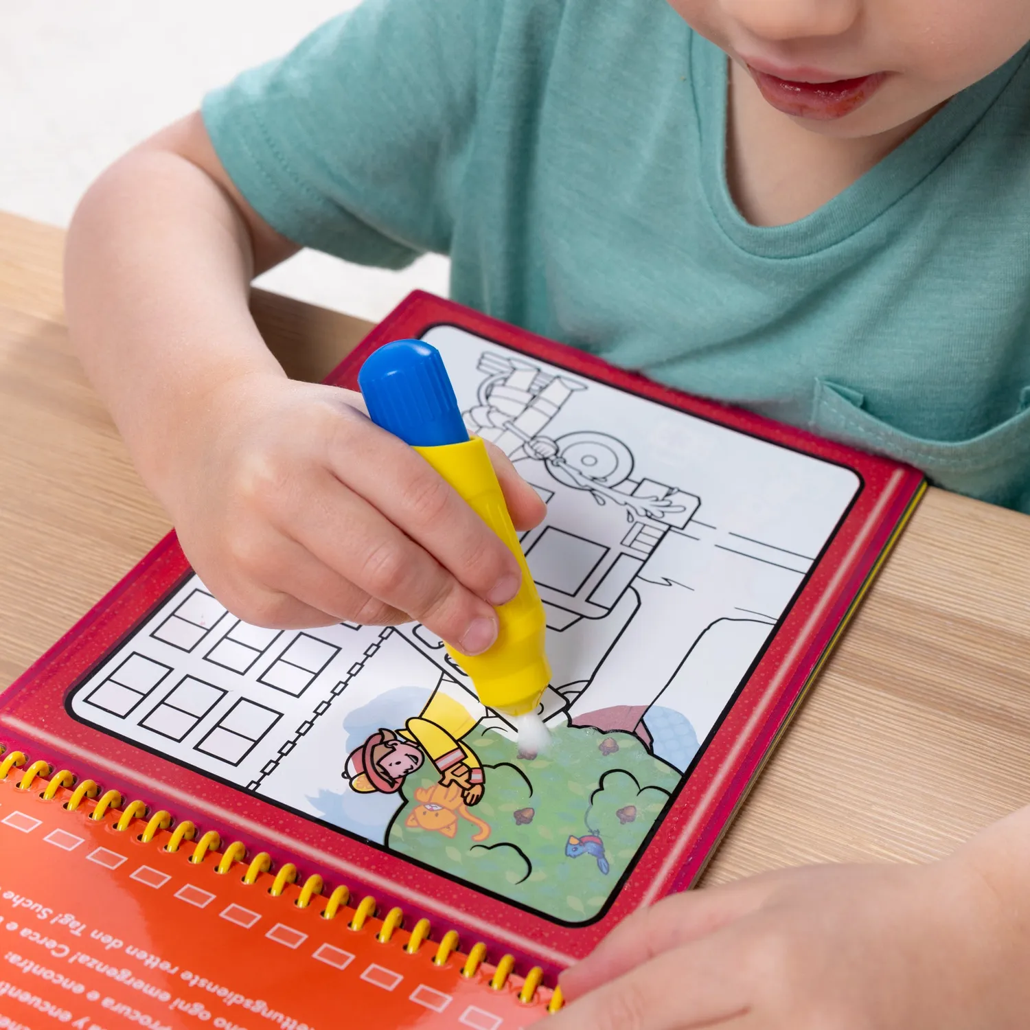 Melissa & Doug On the Go Water Wow voertuigen waterboek