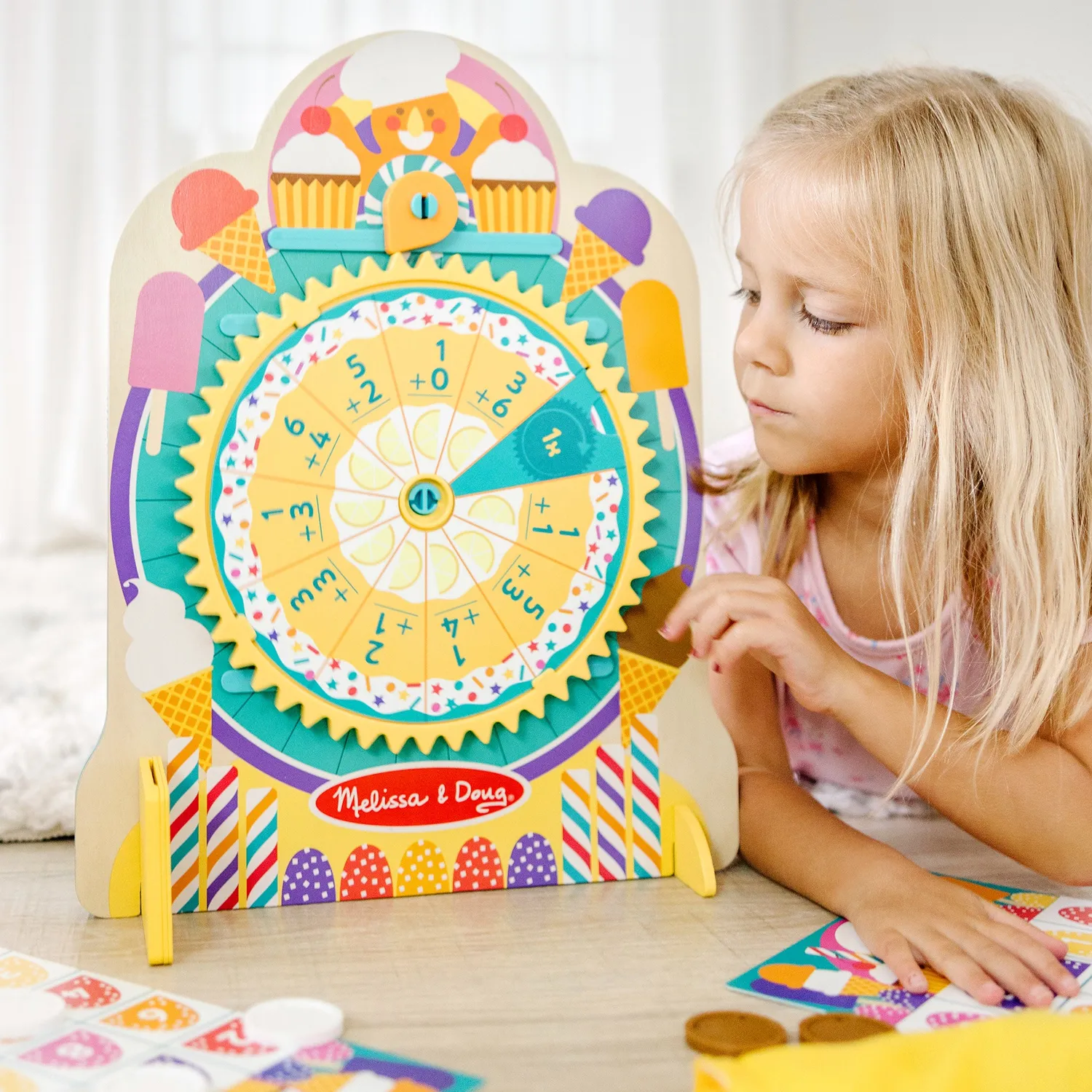 Melissa & Doug Fun at the Fair Roulette & Plinko spel
