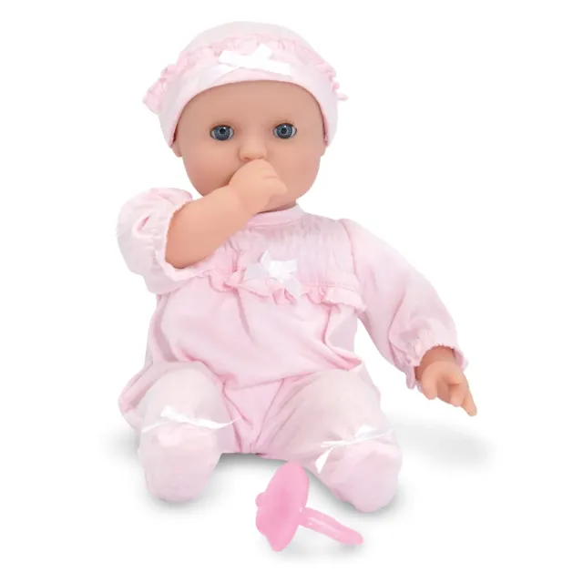 Melissa & Doug Mine to Love Jenna Babypop 30 cm Roze