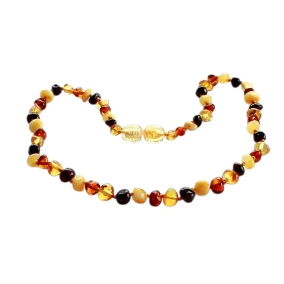 Ginger Fairy Barnsteen kinderketting multi glans 32 cm