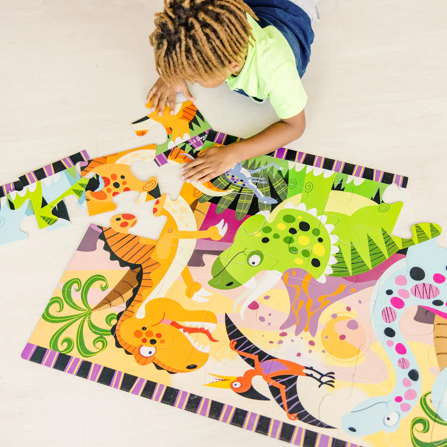 Melissa & Doug Dinosaur Dawn vloerpuzzel 24 stukjes