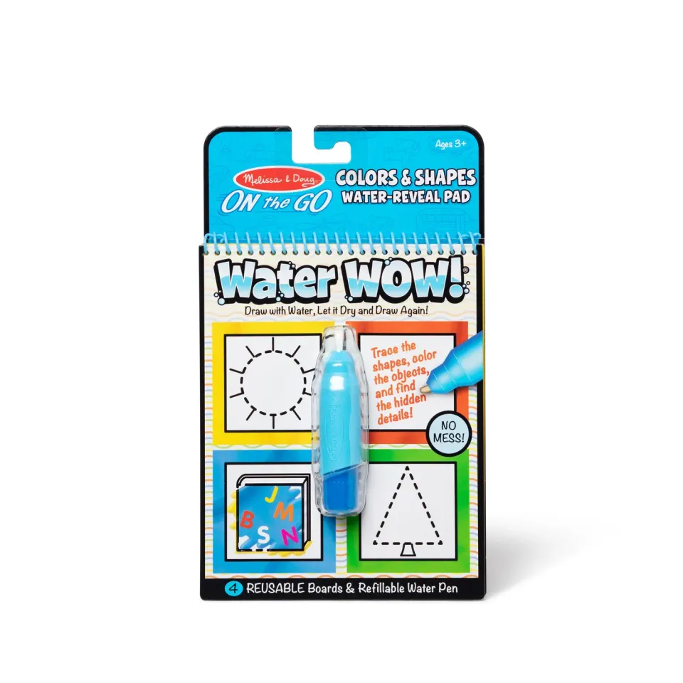 Melissa & Doug Water Wow kleuren en vormen waterschilderboek