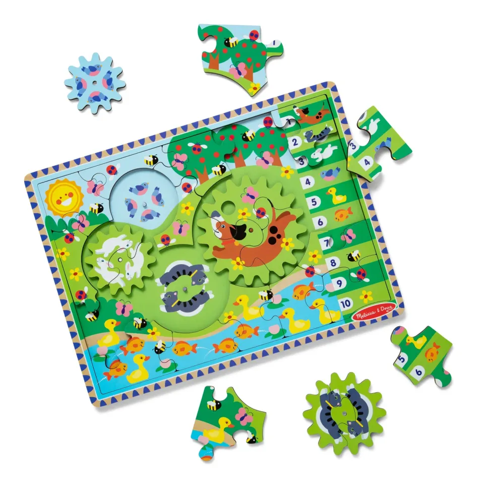 Melissa & Doug Animal Chase puzzel hout 24 stukjes 3+ jaar