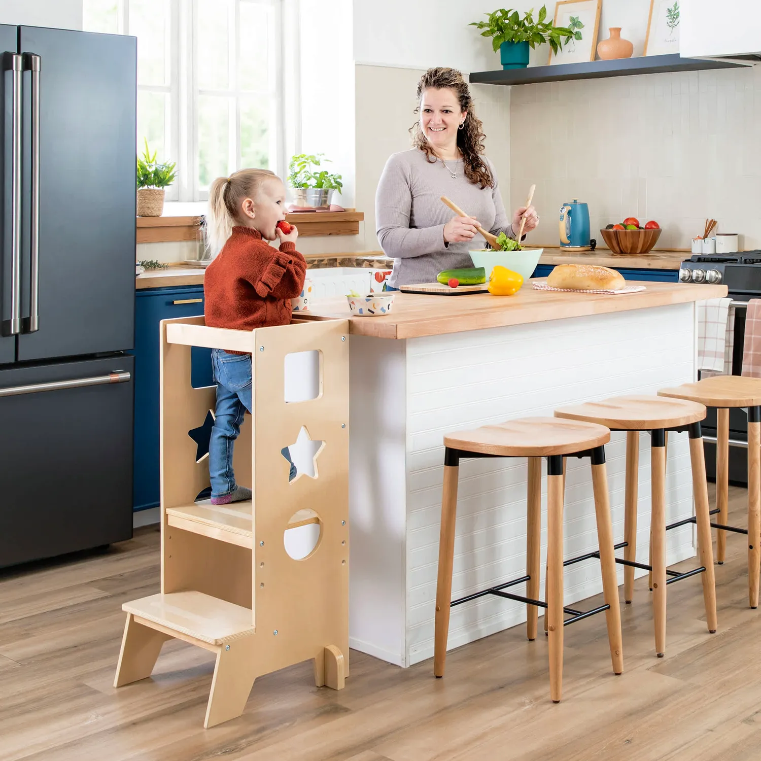 Guidecraft Jr Kitchen Helper leertoren hout