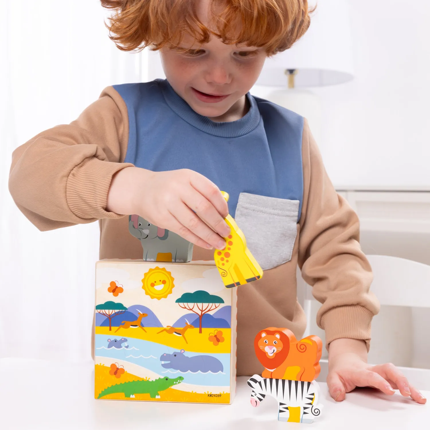 Melissa & Doug Houten Safari Dieren Matchspel 4 stuks