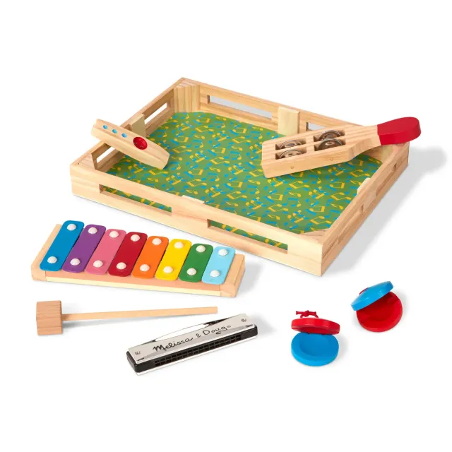 Melissa & Doug Band-in-a-Box Hum Jangle Shake muziekset 5-delig