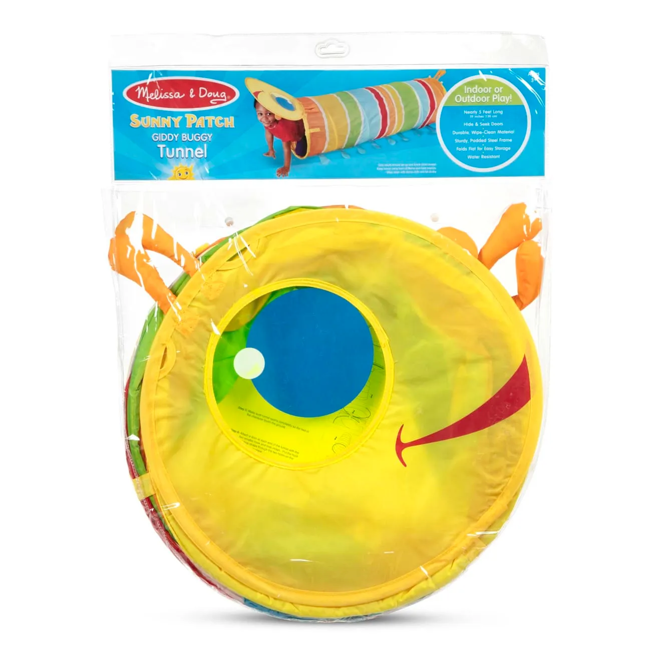 Melissa & Doug Giddy Buggy Tunnel speeltunnel 150 cm