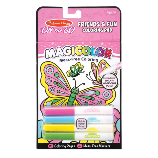 Melissa & Doug Magicolor Friends & Fun kleurboek magie 18 pagina's