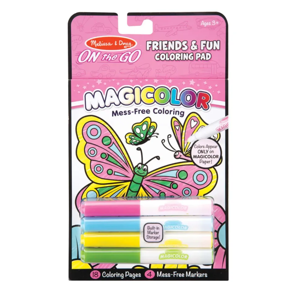 Melissa & Doug Magicolor Friends & Fun kleurboek magie 18 pagina's