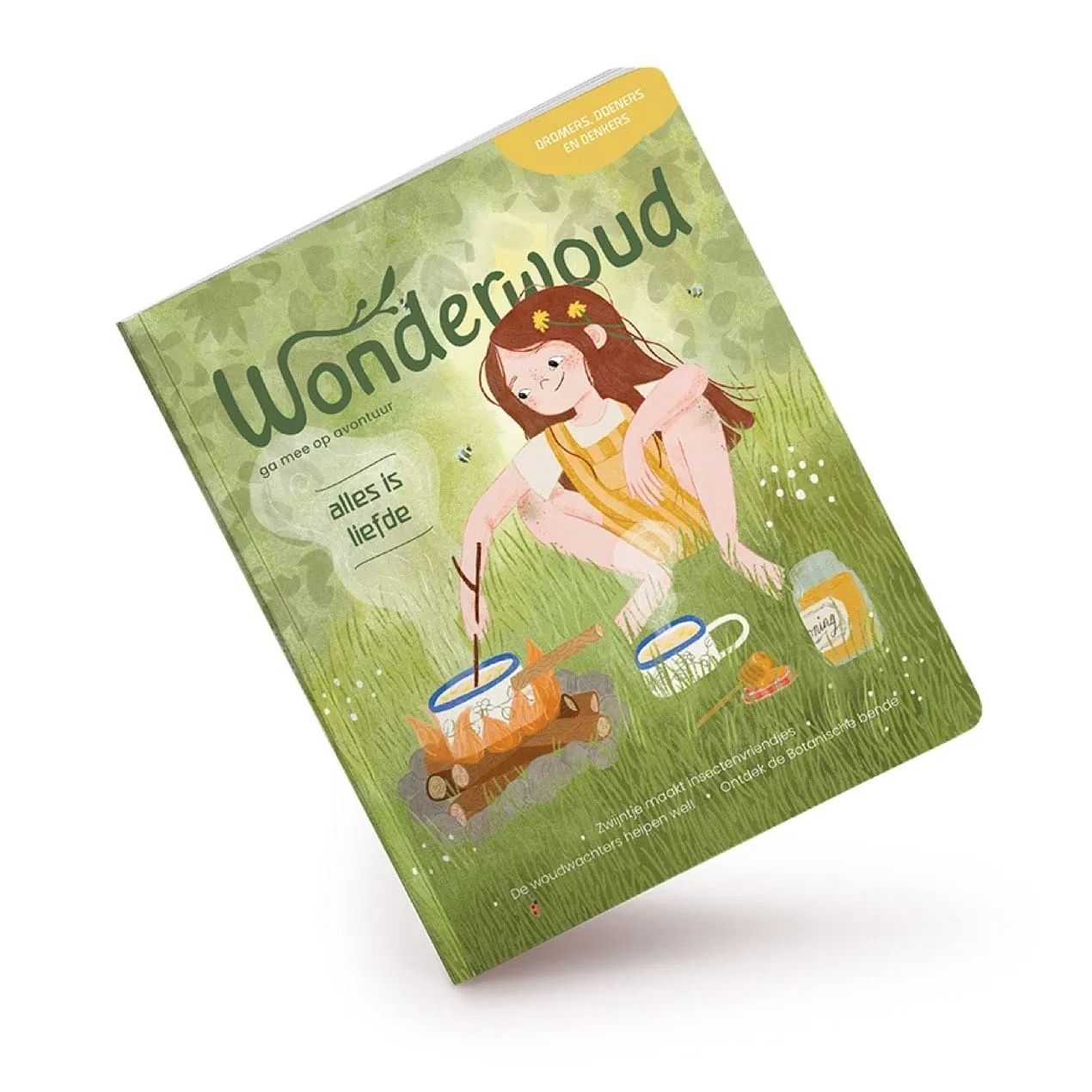 Ginger Fairy Wonderwoud Lente 16 kindertijdschrift bewaarblad