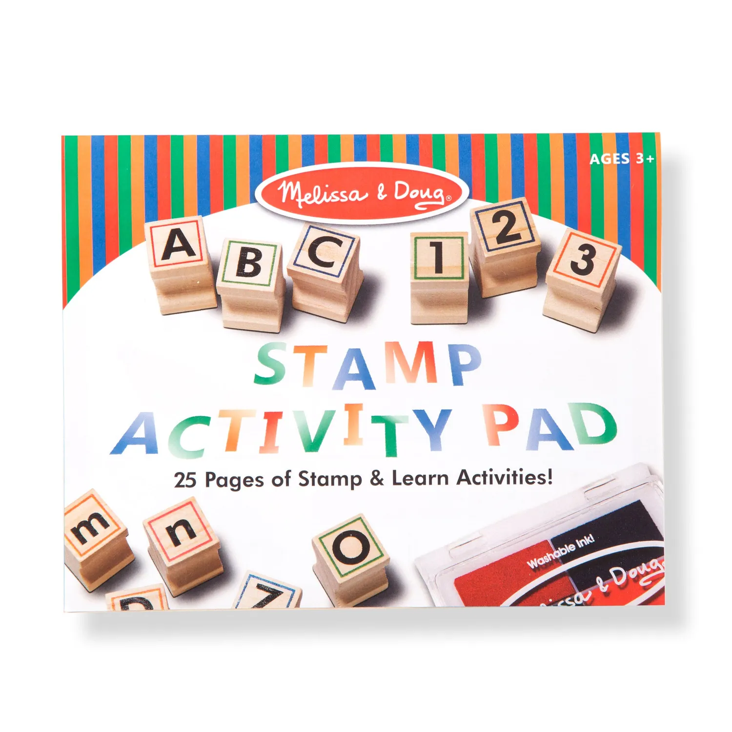 Melissa & Doug Deluxe ABCs 123s stempelset 71 stempels