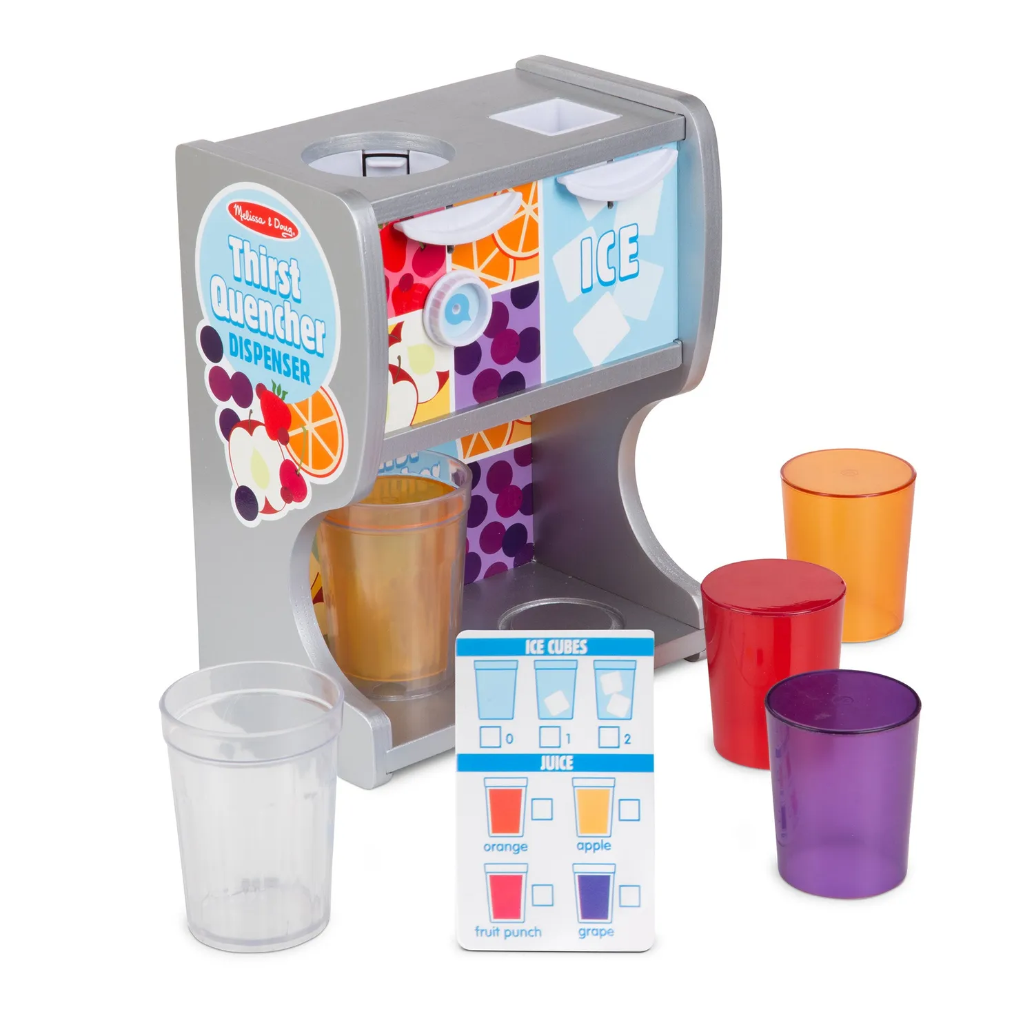 Melissa & Doug Thirst Quencher Houten Drankdispenser Sapjes