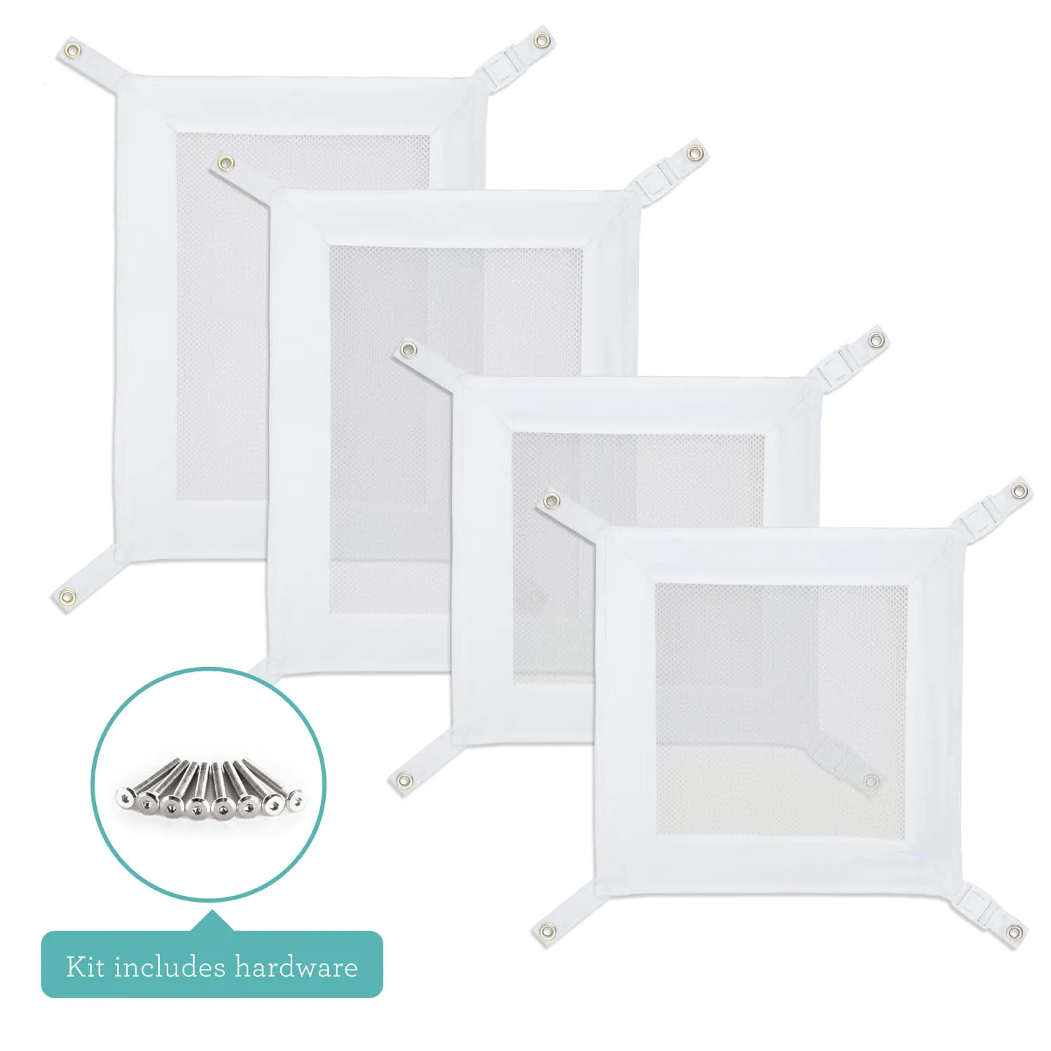 Guidecraft Kitchen Helper Keeper leertoren net grijs 4 stuks