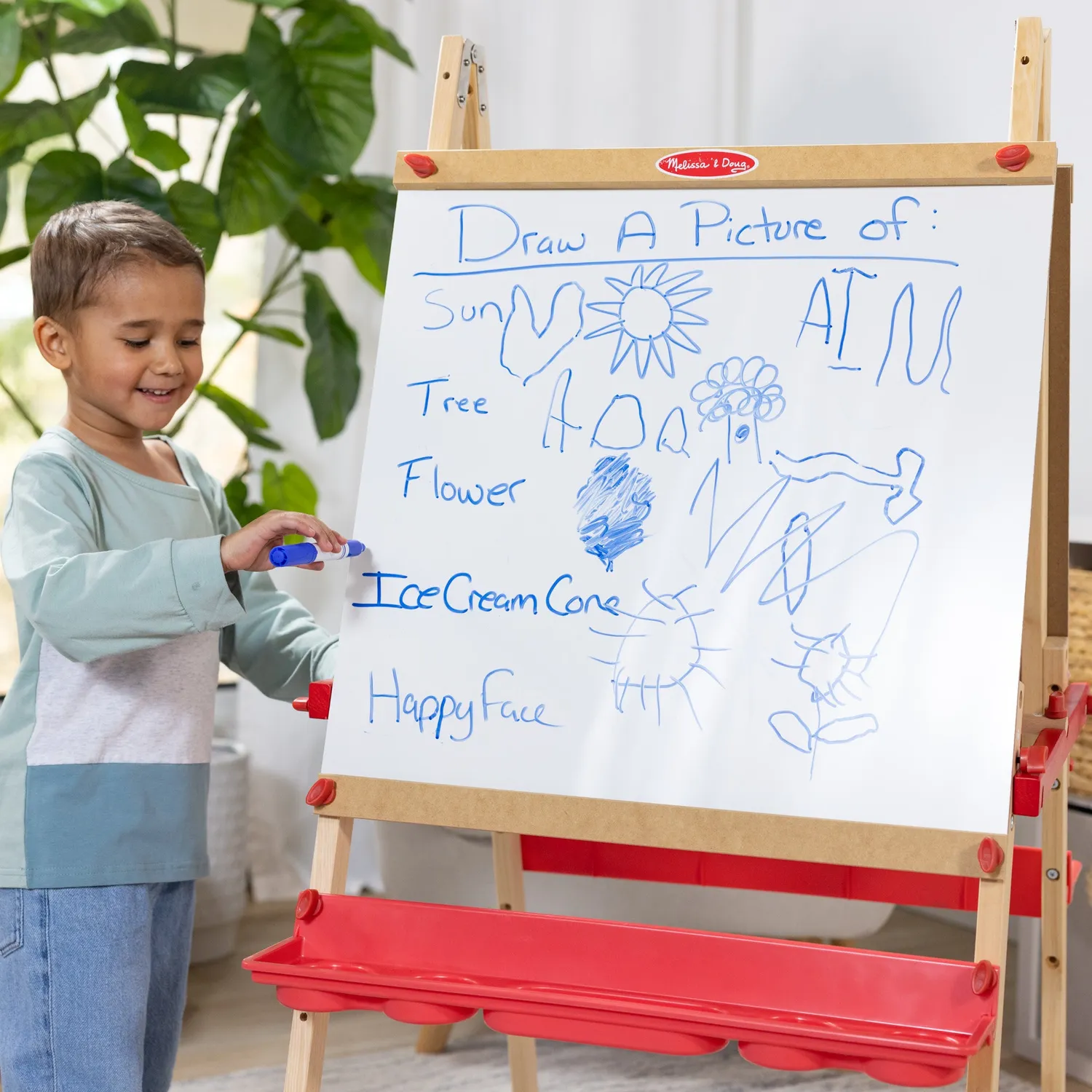 Melissa & Doug Deluxe Magnetic schildersezel hout magnetisch