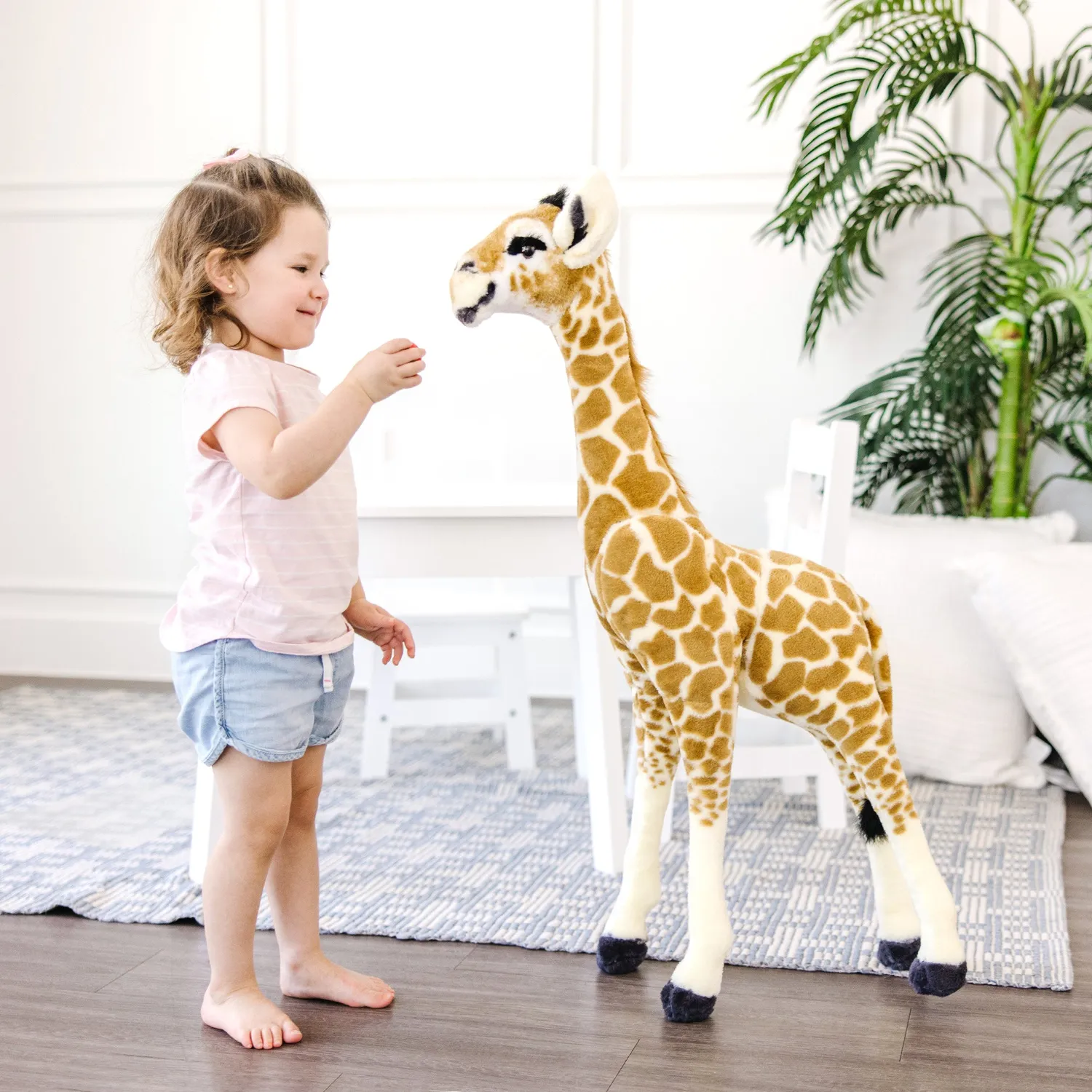 Melissa & Doug Baby Giraffe knuffel staand 90 cm